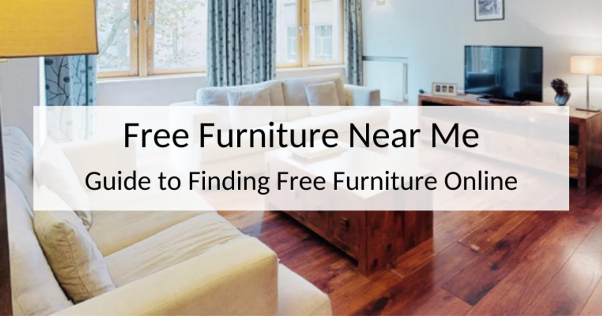 Free furniture near me