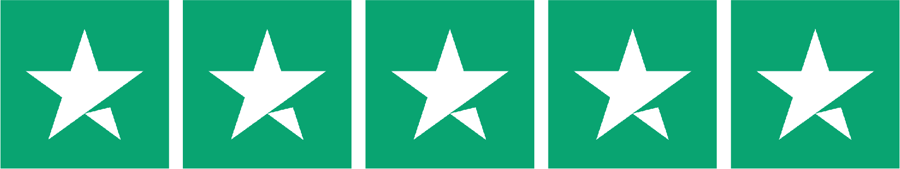 5 stars trustpilot rating in Eastbourne