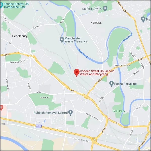 cobden street household waste and recycling centre - r4gm/suez map