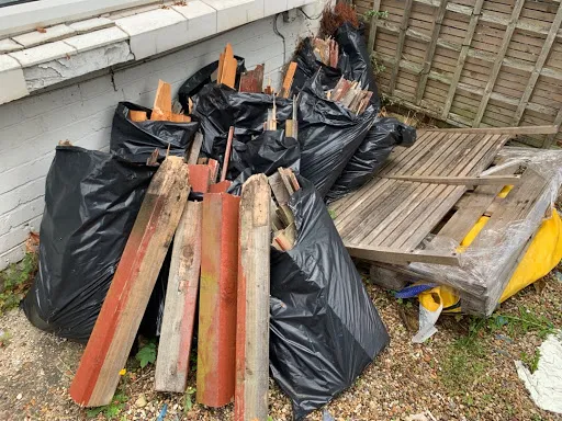 diy rubble and wood collected £60