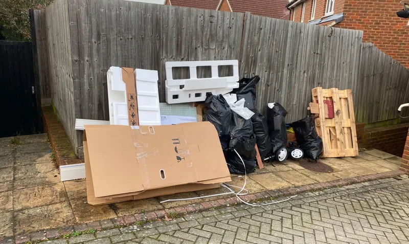 Bathroom refurbishment diy waste collection for £140 fee