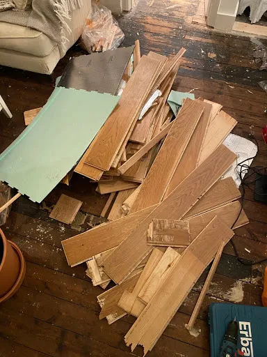 wood waste removal for £50