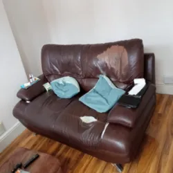 leather POPs sofa disposal price