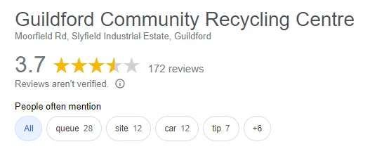 guildford recycling centre reviews