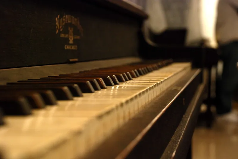 old piano