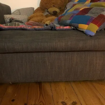 Large three seater habitat sofa, £65 N4 haringey, an example of how to dispose of bulky rubbish in Haringey