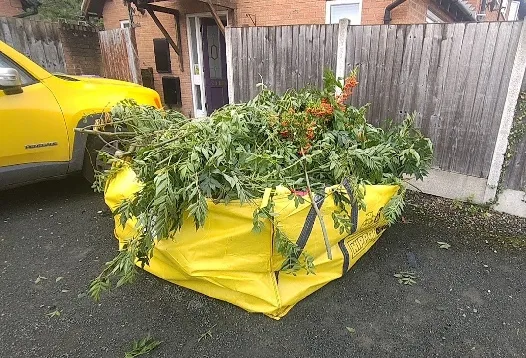 hippo bag of garden waste