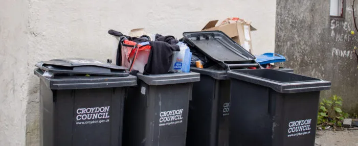 too much waste for wheelie bins
