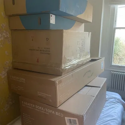 eastbourne 8 cardboard boxes, £30