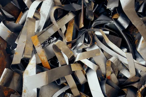 assorted scrap metal