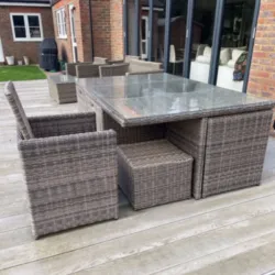 second hand garden dining set for sale