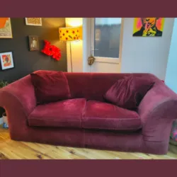 velvet sofa second hand for sale