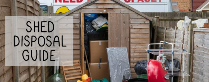 how to dispose of old shed in garden