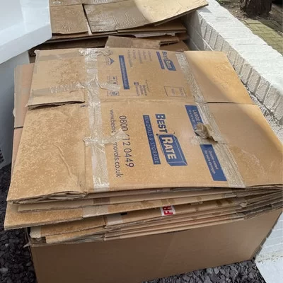 cardboard disposal £45