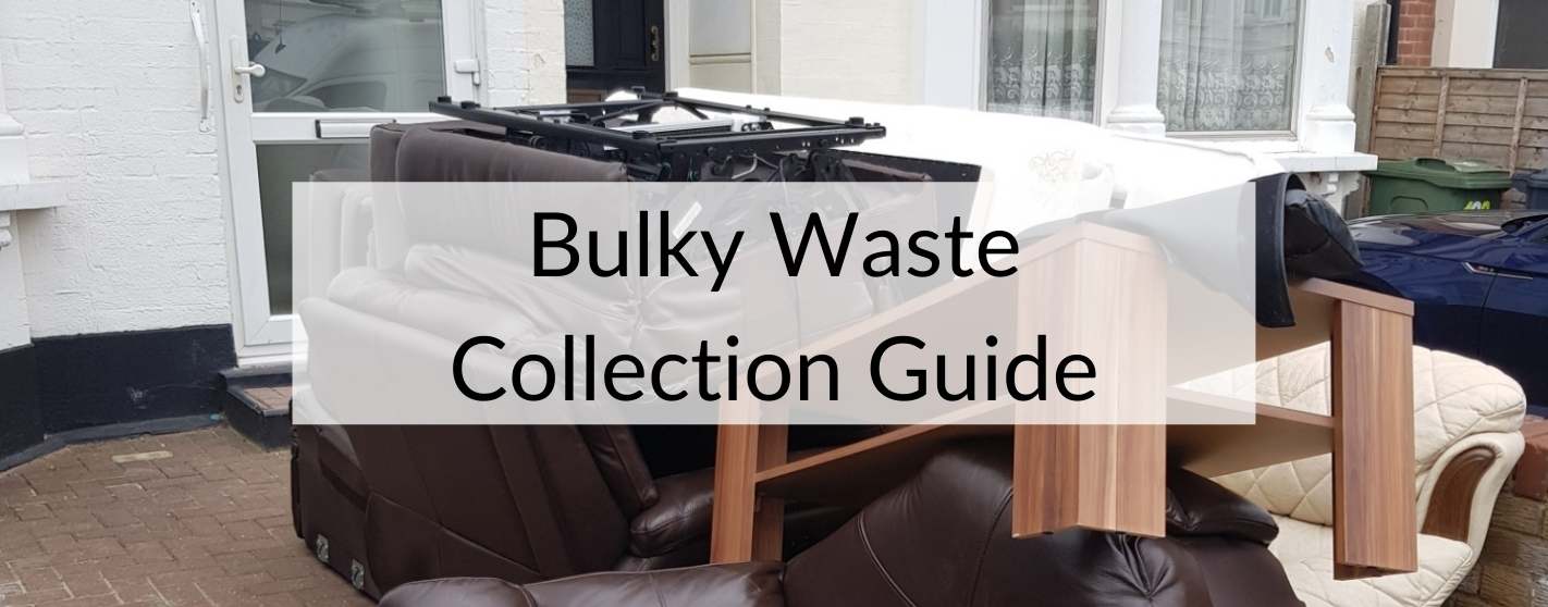 bulky waste collection outside a house