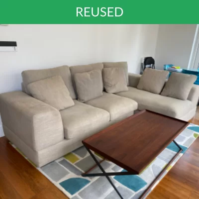 couch reused for free